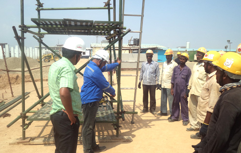 On-field Scaffolding Helper Training